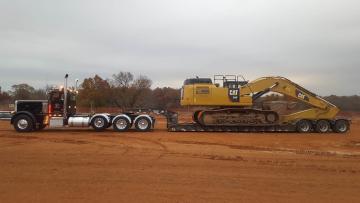 Lowboy Dump Truck